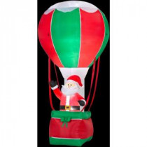 12 ft. H Inflatable Santa in Hot Air Balloon-86931X 204371865