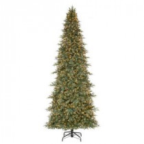 12 ft. Pre-Lit Pomona PE/PVC Artificial Christmas Quick Set Tree x 8579 Tips with 1750 UL Indoor Clear Lights-TGC0P2082C02 206795476