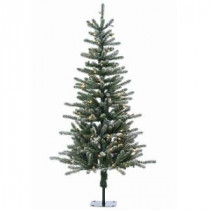 5 ft. Pre-Lit Bridgeport Pine Artificial Christmas Tree with Clear Lights-5838--50C 300620030