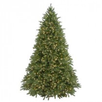 9 ft. Feel-Real Jersey Fraser Fir Artificial Christmas Tree with 1500 Clear Lights-PEJF4-300-90 204158985