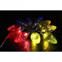 Alpine 10-Light LED Light Bulbs with Multi-Color Decorative String Lights (Set of 10)-EUT100MC-10 207140328