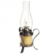 Candle by the Hour 40 Hour Coil Candle With Hurricane Lamp-20625BP 100652454