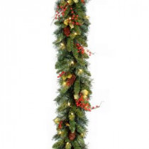 Classical Collection 9 ft. Garland with Clear Lights-CC1-301-9A-1 300330626