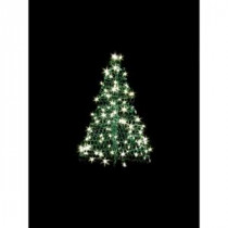 Crab Pot Trees 3 ft. Indoor/Outdoor Pre-Lit Incandescent Artificial Christmas Tree with Green Frame and 200 Clear Lights-G3C 205421131