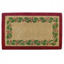 Creative Accents Holly Ivory Tan 22 in. x 36 in. Coir Comfort Mat-02244 203563696
