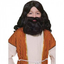 Forum Novelties Brown Biblical Wig and Beard Children's Set-61992 204451683
