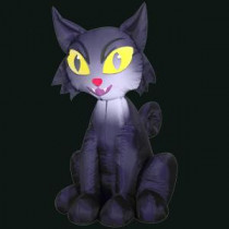 Gemmy 27.56 in. L x 23.62 in. W x 42.13 in. H Inflatable Outdoor Scary Cat-53987X 300060758