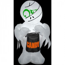 Gemmy 3.5 ft. Inflatable Mummy Treater-53193X 206355143