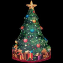 Gemmy 39.37 in. D x 50.39 in. W x 83.86 in. H Photorealistic Inflatable Christmas Tree-37065 206997631