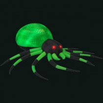 Gemmy 96.06 in. L x 96.06 in. W x 31.50 in. H Inflatable Projection Phantasm Spider-71866X 300060751