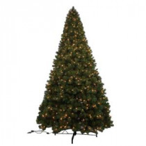 Generic 12 ft. Noble Fir Quick-Set Artificial Christmas Tree with 1450 Clear Lights-W14L0469 205943364