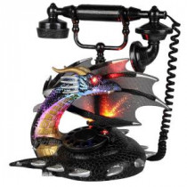 Home Accents Holiday 11 in. Dragon Phone with Sound and Light Effects-59695 205832725
