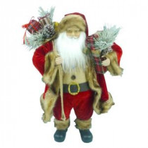 Home Accents Holiday 24 in. Fabric Santa-A-154055 206954284