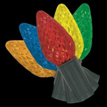 Home Accents Holiday 25-Light LED C9 72-Function Red/Green/Blue Light Set with Remote-TY601-1415 205092374