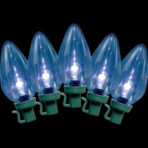 Home Accents Holiday 35-Light LED Blue Smooth C9 Light Set-TY895-1515-B 205928012
