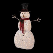 Home Accents Holiday 5 ft. Pre-Lit Snowman with Hat-TY314-1411-1 203266323