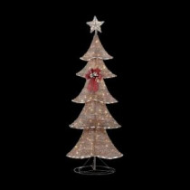Home Accents Holiday 6 ft. Pre-Lit Brown Rustic Tree-TY090-1411 205983441