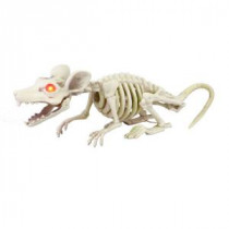 Home Accents Holiday 6 in. Halloween Crouching Skeleton Rat with LED Illuminated Eyes-6342-15745 206770868