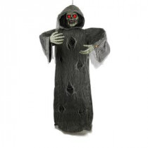 Home Accents Holiday 66 in. Animated Hanging Reaper with LED Eyes-6334-66138 206762995