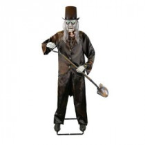 Home Accents Holiday 72 in. Animated Grave Digger Skeleton with LED Illuminated Eyes-6330-72634HDD 206762913