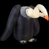 Home Accents Holiday 77.17 in. W x 90.16 in. D x 64.57 in. H Inflatable Vulture-72097 206762488