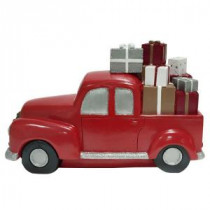 Home Accents Holiday 8 in. Truck with Presents Table Decor-Cherry-MX1042A 206949826