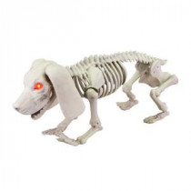 Home Accents Holiday 8.46 in. Animated Skeleton Dachshund with LED Illuminated Eyes-6342-19198HD 206770902