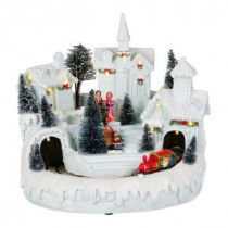 Home Accents Holiday 9 in. Animated Village Scene with Christmas Carolers-6240-10178HD 206954052