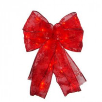 Home Accents Holiday 9 in. Red LED Ribbon Bow Tree Topper (3 per Carton)-EB03-2R006-A1 202353580