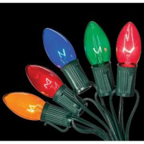 Home Accents Holiday C9 25-Light Multi-Color Incandescent Light String-W11C0056 205919408