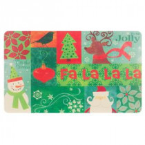 Home Accents Holiday Falalala 18 in. x 30 in. Foam Mat-60122056018x30 207072966