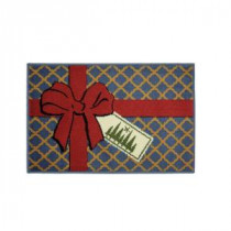 Home Accents Holiday Moroccan Gift 20 in. x 30 in. Woven Holiday Mat-520090 206993505