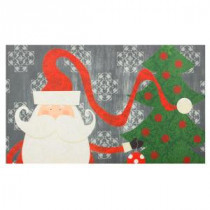 Home Accents Holiday Santa Buddy 18 in. x 30 in. Door Mat-60799079918x30 207037123