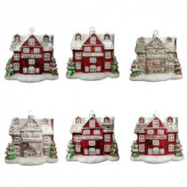 Home Accents Holiday Winter Tidings House Ornament (12-Count)-HEGL31 207045432