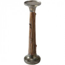 Home Decorators Collection 13 in. 3-Tier Tree Trunk Pillar Candle Holder-9754900820 300135807