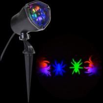 LightShow 11.81 in. Projection Whirl-a-Motion OGPB Spiders-72506 206762439