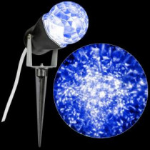LightShow Blue Projection Kaleidoscope Spotlight Stake-88619 207096839