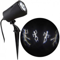LightShow Whirl-A-Motion Skeletons White Projection Spotlight-59679 205834795