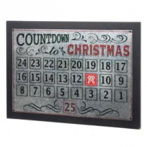 Martha Stewart Living 22 in. L Metal Christmas Countdown Calendar-2317210HD 206954309