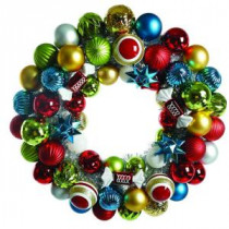 Martha Stewart Living 24 in. Alpine Holiday Artificial Christmas Wreath-T1215-180 207010844