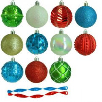 Martha Stewart Living 3 in. Alpine Holiday Shatter-Resistant Ornament (75-Count)-HE-131 206953608