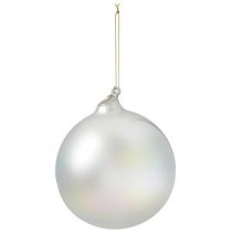Martha Stewart Living 3 in. Platinum Bubble Gum Ornament-9323300250 300242236