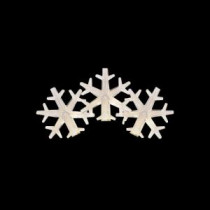 Martha Stewart Living 50-Light LED Warm White Snowflake Light Set-TY823-1415 205092325