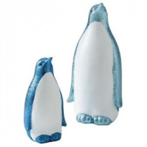 Martha Stewart Living 6.5 in. Arctic Penguin Figurines (Set of 2)-9732200310 300265920