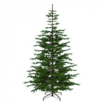 Martha Stewart Living 7.5 ft. Indoor Norwegian Spruce Hinged Artificial Christmas Tree-9318500610 206497556