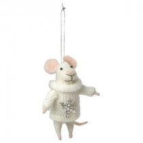 Martha Stewart Living Magnolia Mouse Festive Mouse Ornament-9716420730 300325371