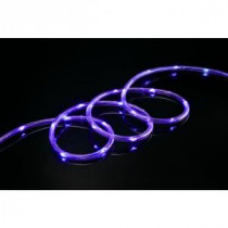 Meilo 80-Light 16 ft. LED Purple Mini Rope Light TRUE-Tech 360° Directional Shine-ML11-MRL16-PRP 300383783