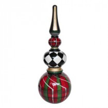 MPG 2.8 ft. Plaid and Harlequin Christmas Topiary-PC7555A 207191996