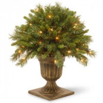 National Tree Company 2 ft. Tiffany Fir Porch Artificial Bush with Clear Lights-TF3-24PLO 300120612