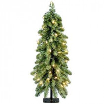 National Tree Company 3 ft. Downswept Forestree Artificial Christmas Tree with Clear Lights-FTD1-36ALO-1 207183169